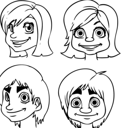 411x426 How To Draw A Cartoon Person