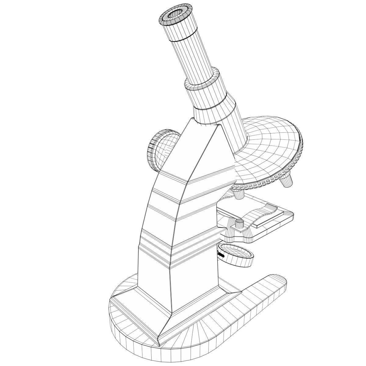 1200x1200 Microscope 3d Pbr Cgtrader