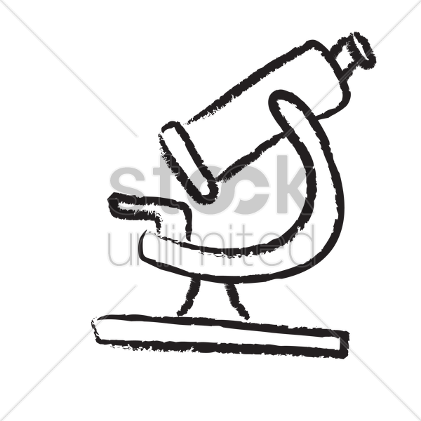 600x600 A Microscope Vector Image