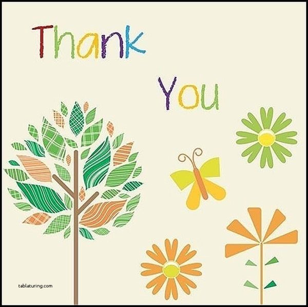 600x598 Thank You Cards Luxury Microsoft Word Thank You Card Template