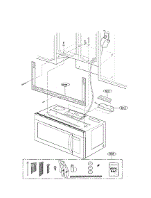 218x285 Parts For Lg Lmv1683sb Microwave
