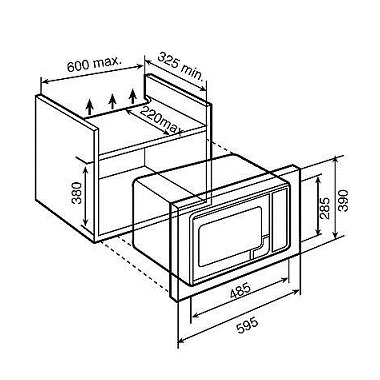380x380 Teka Built In Microwave Oven Tmw 18 Bih Kitchen Amp Bathroom