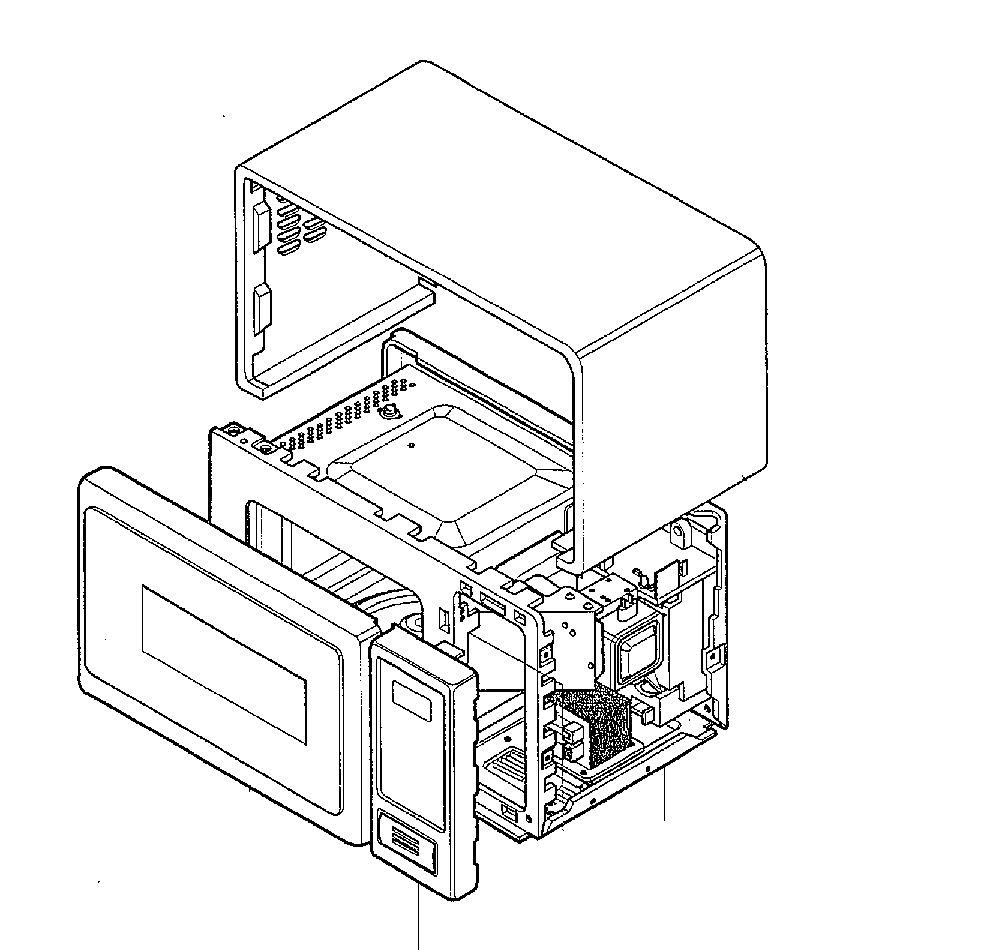 992x950 Microwave Oven Exploded View Ecotech Services Ltd