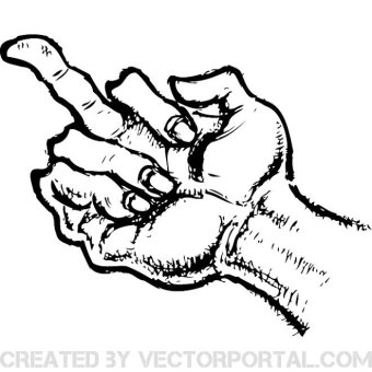 340x340 Middle Finger Free Vector 123freevectors