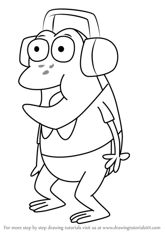 567x800 Learn How To Draw Mikey From Harvey Beaks (Harvey Beaks) Step By