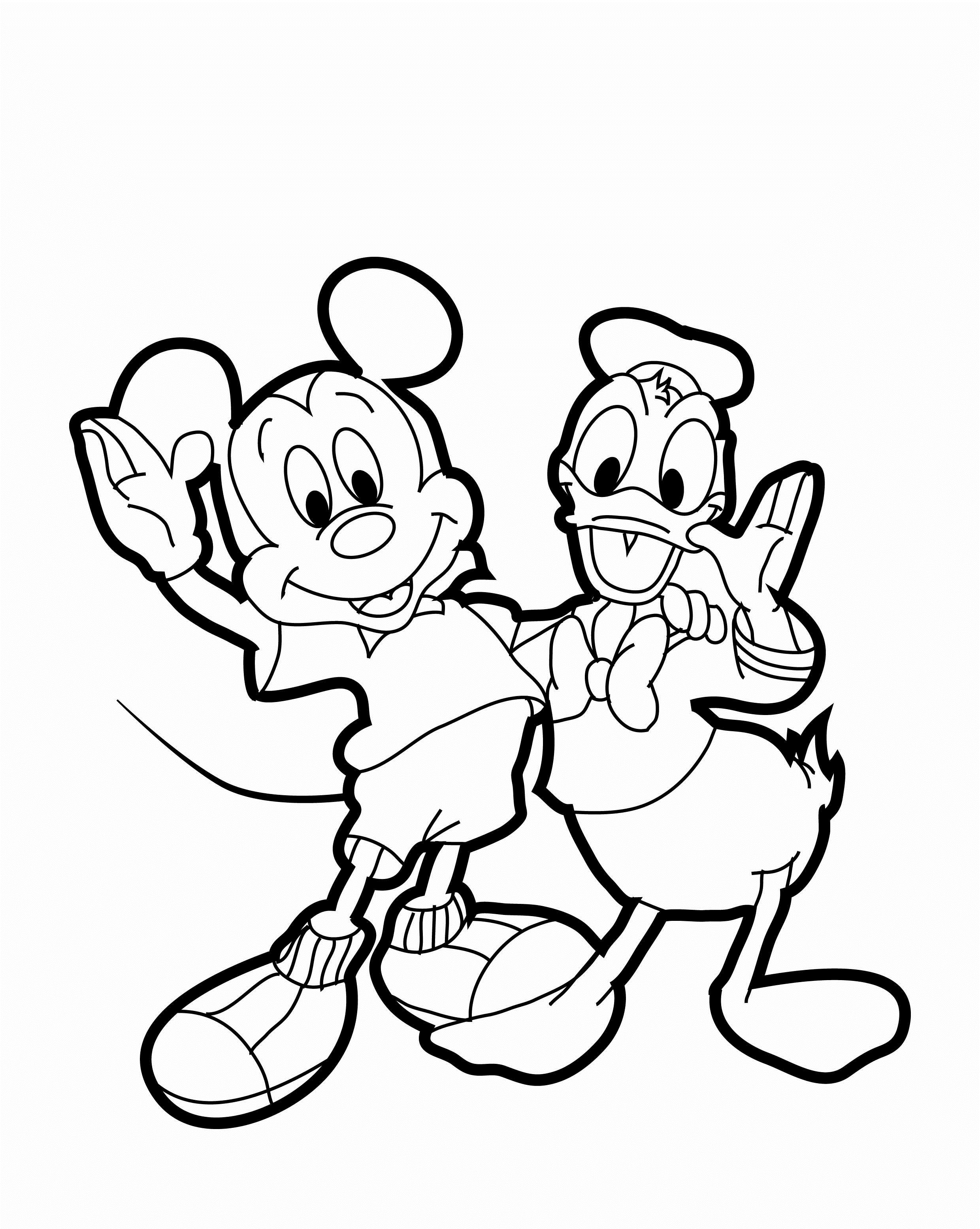 2480x3111 Drawn Donald Duck Drawing Mickey Mouse