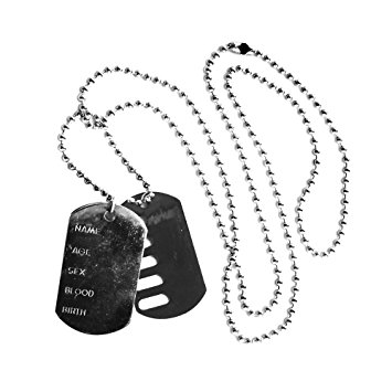 355x355 Army Dog Tags Perfect For Soldier Military Army Fancy Dress