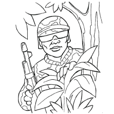 230x230 Military Coloring Pages