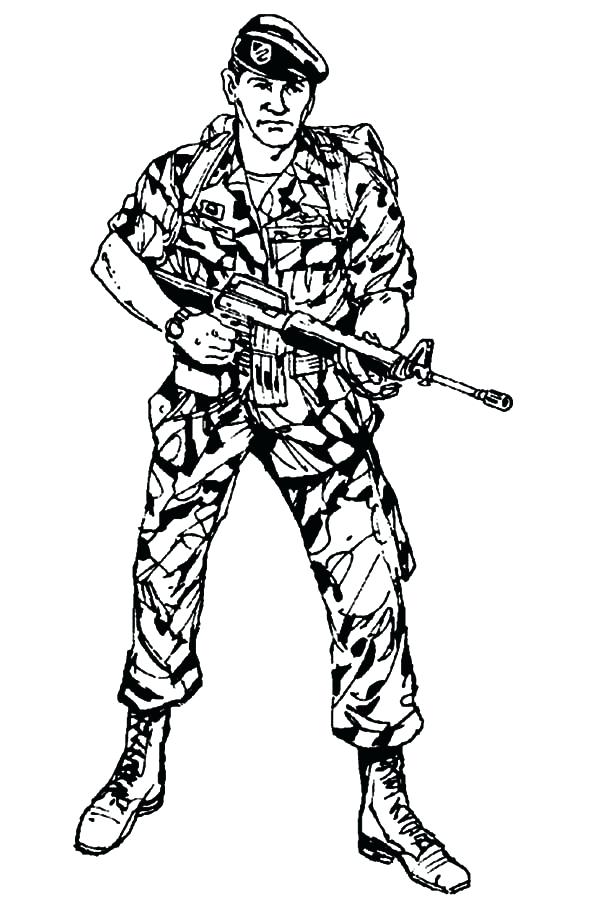 600x904 Soldier Coloring Pages Cool Military Soldier Coloring Pages