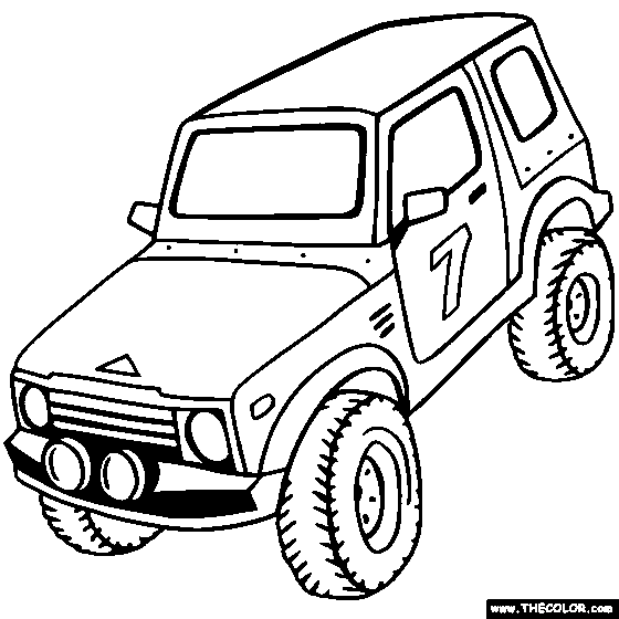 560x560 Vehicles Coloring Pages
