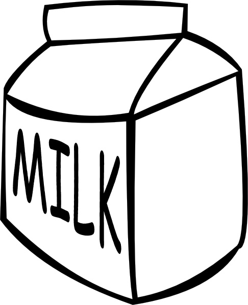 486x597 Milk (B And W) Clip Art Free Vector In Open Office Drawing Svg
