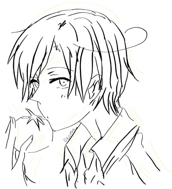 600x659 Romano [ Hetalia ] Drawing Of Mine By Loviino