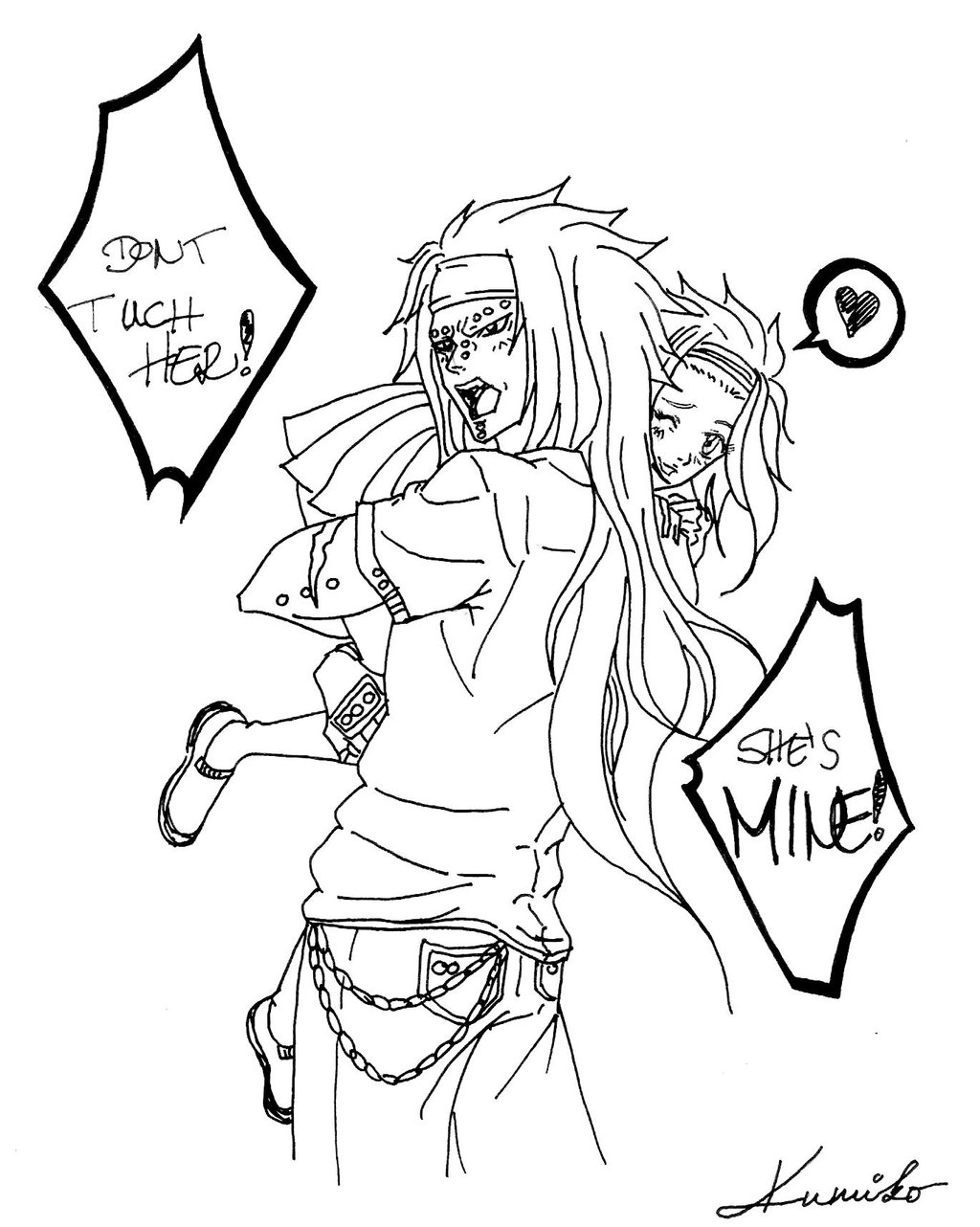 1024x1282 She's Mine!!! By Kumikodreamyart