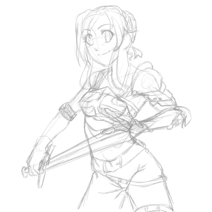 894x894 Minecraft Character Sketch By Nanashii Kun