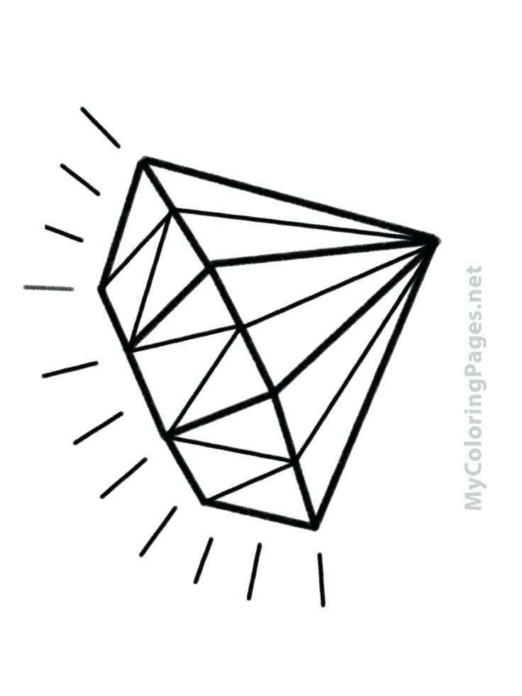 736x981 Diamond Coloring Page 64 Packed With Diamond Coloring Page