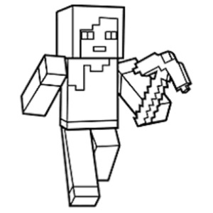 300x300 Minecraft Coloring