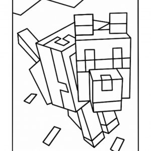 300x300 Coloring Pages Of Minecraft Herobrine New Magnificent Minecraft
