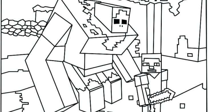 728x393 Free Online Minecraft Coloring Pages Printable Best Creeper Draw