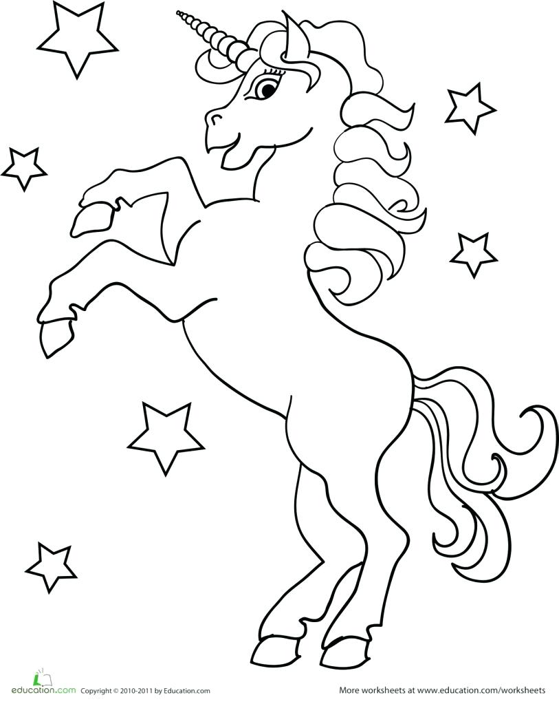 813x1023 Coloring Pages Unicorn Coloring Pages Minecraft Online Unicorns