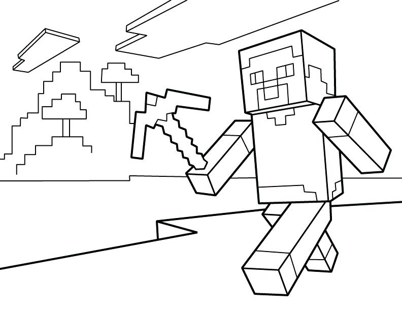 792x612 Minecraft Wolf Coloring Pages Wolf Coloring Pages To Print Online