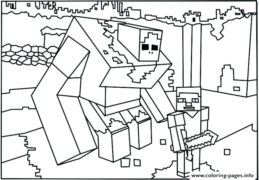 1024x715 Top Printable Minecraft Coloring Pages Online Amazing In Site Free