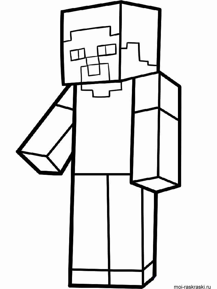 750x1000 Free Printable Minecraft Coloring Pages.
