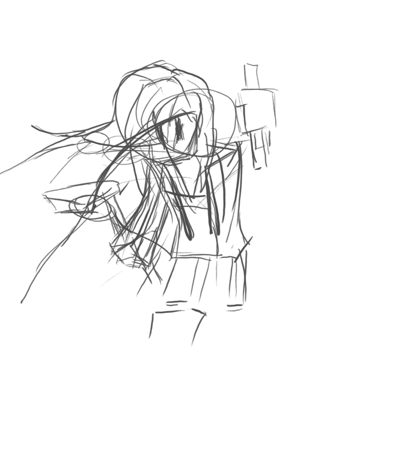 784x910 Drawing Minecraft Character