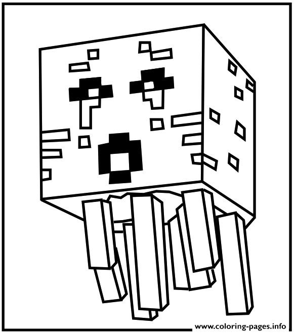 581x658 Minecraft Water Coloring Pages Printable