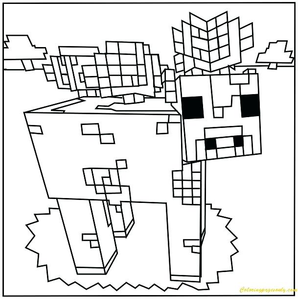 609x610 Minecraft Color Page Cortefocal.site