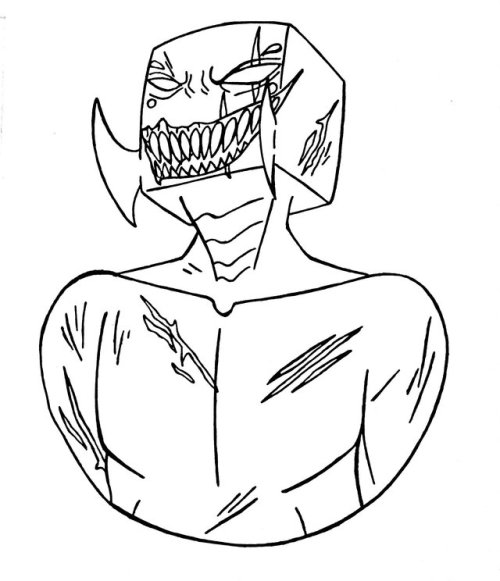 500x581 Enderman Drawing Tumblr