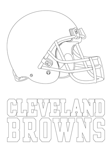 360x480 Browns Logo Coloring Sheets Coloring Activity Sheets