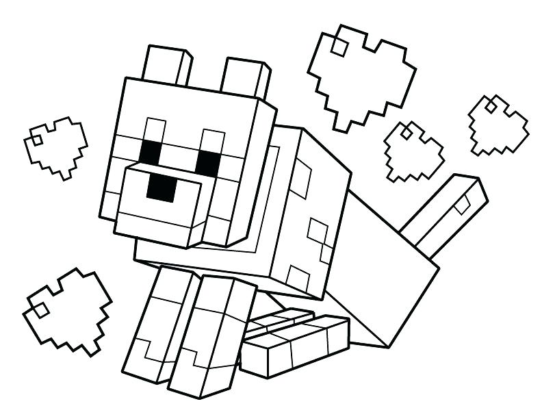792x612 Awesome Minecraft Printable Coloring Pages Image