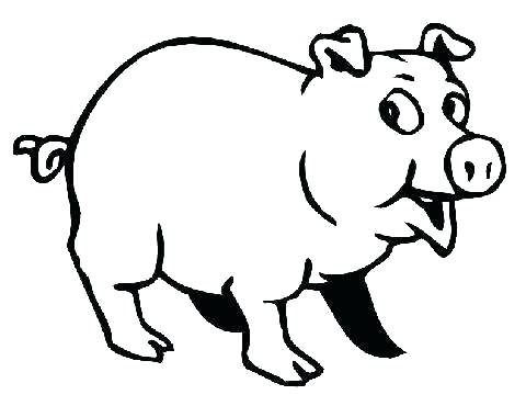 480x370 Coloring Pages Pigs Pig Coloring Page Pig Color Page Coloring