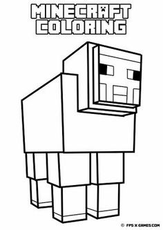 236x333 Minecraft Coloring Pages