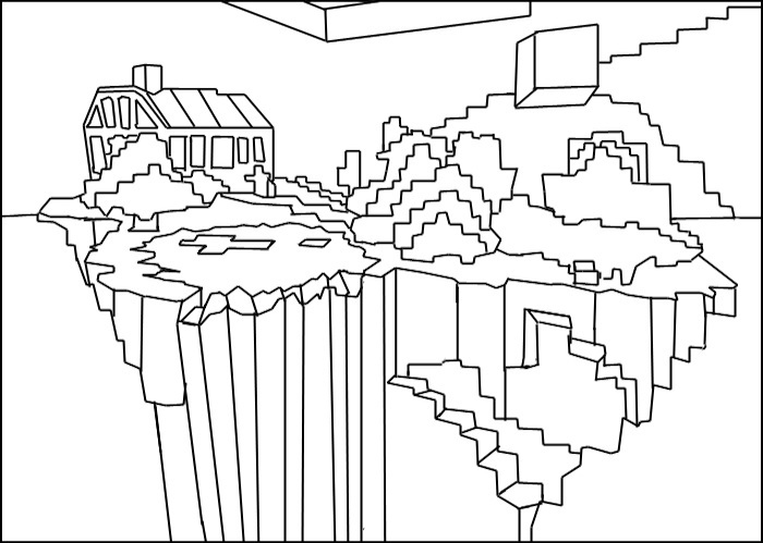 700x499 Minecraft Coloring Pages For Kids
