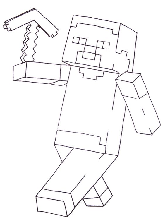 Minecraft Skeleton Drawing at GetDrawings | Free download