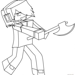 300x300 Minecraft Craft Coloring Pages Copy Minecraft Skins Coloring Pages
