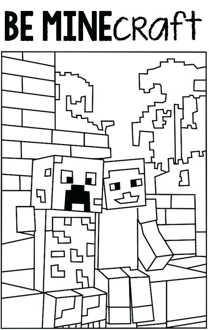 687x1084 Printable Minecraft Coloring Pages Printable Coloring Pages Best