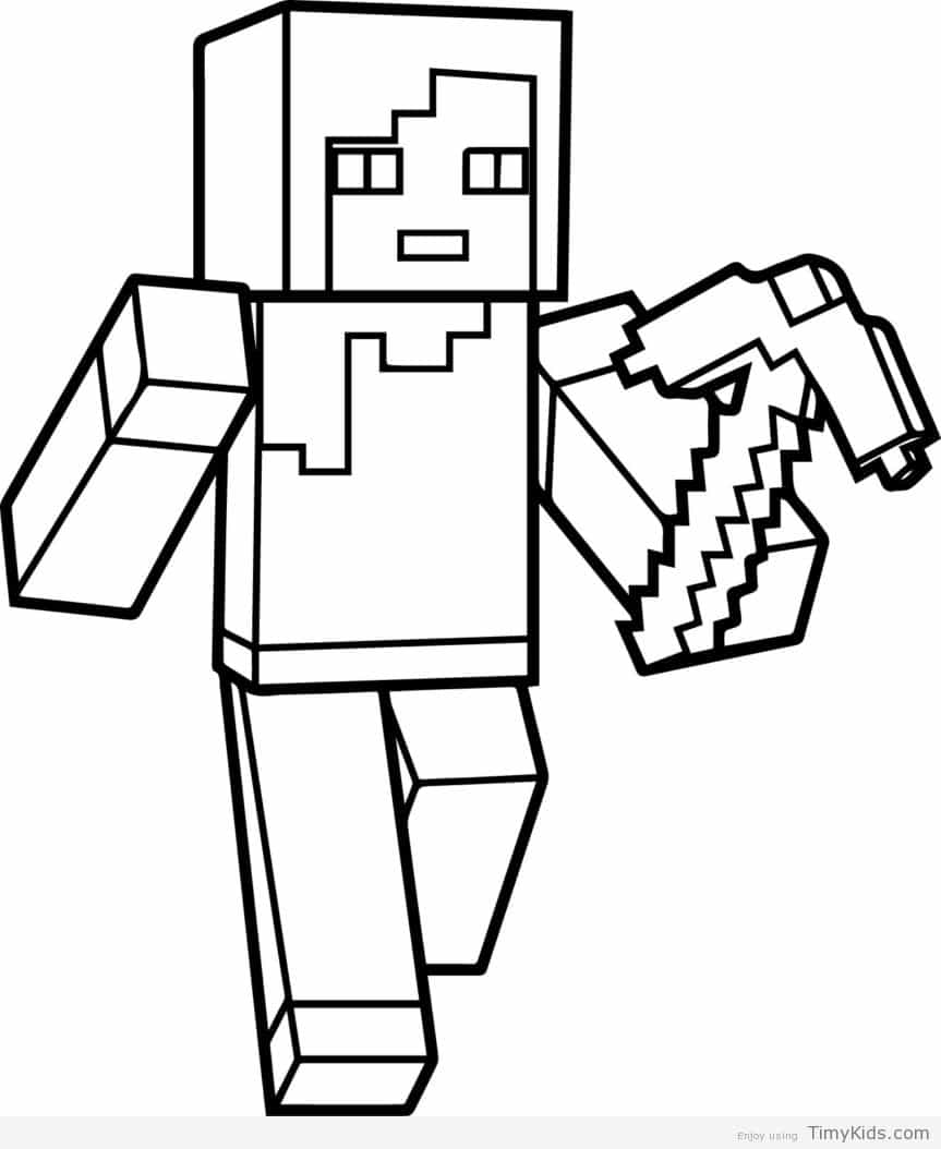 863x1054 Minecraft Coloring Kids Spider Pages Printable Best