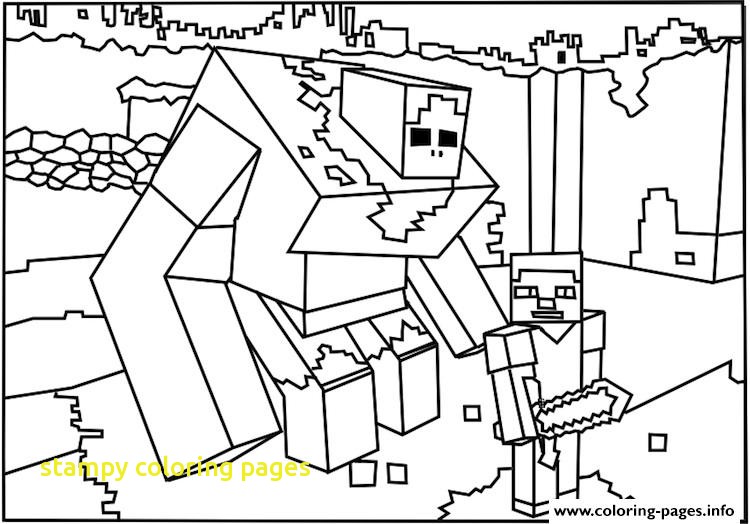 750x524 Stampy Coloring Pages With 36 Best Coloring Pages Images