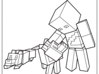 200x150 Minecraft Wolf Coloring Pages New Minecraft Coloring Pages