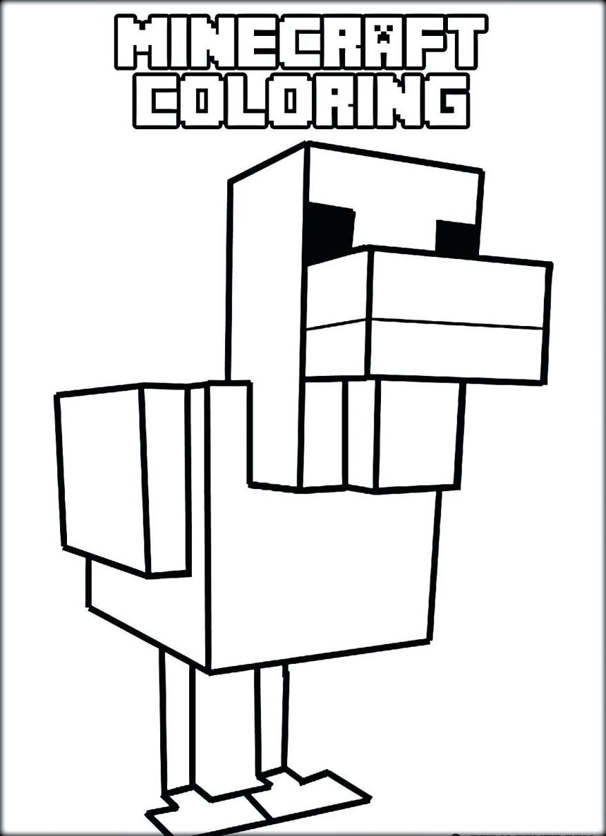 878x1210 Coloring Pages Creeper Printable 110 Fascinating Minecraft