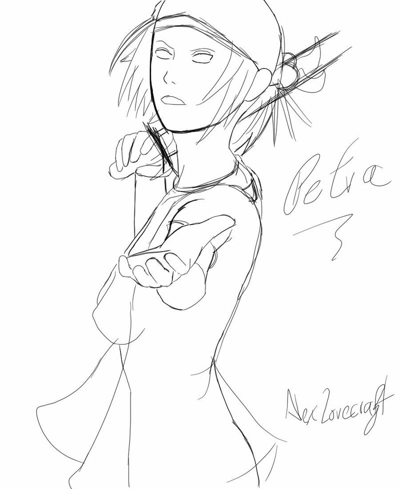 800x978 Petra [Minecraft Story Mode Sketch] By Gwyndolin115