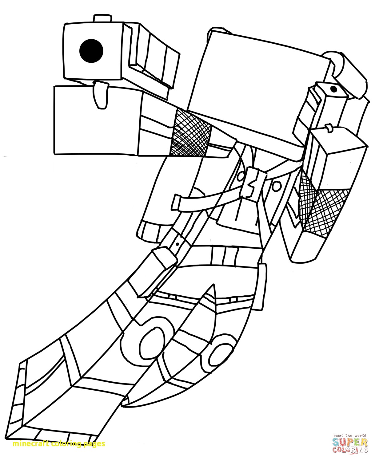 1219x1500 Minecraft Coloring Pages With Minecraft Sword Coloring Page