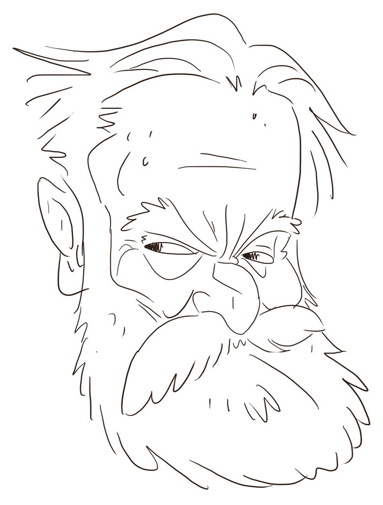 779x1026 Old Gold Miner Drawing By Olorfaxelsson