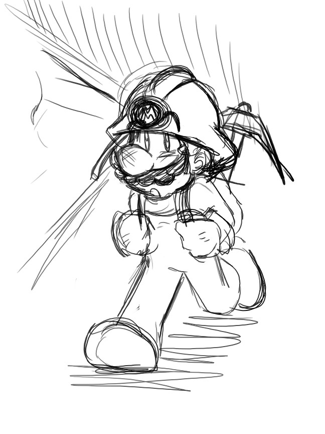 648x864 Wip Miner Mario By Loveandcake