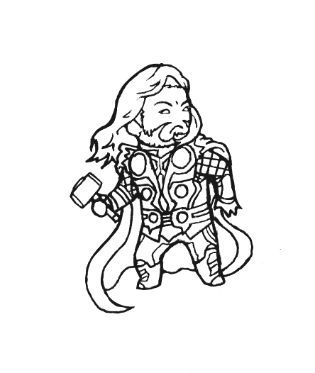 444x526 Mini Thor By B Dangerous