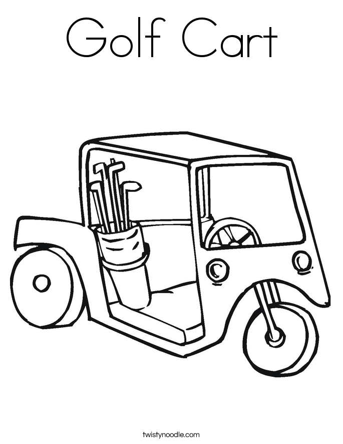 685x886 I Love Mini Golf Coloring Page