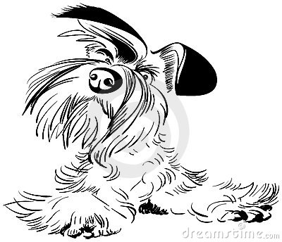 400x344 Vector Miniature Schnauzer Dog By Olgacov, Via Dreamstime Dogs
