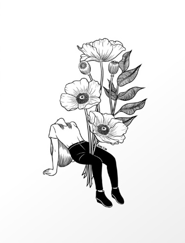 379x496 Let Me Bloom Art Print Printing, Tattoo And Drawings